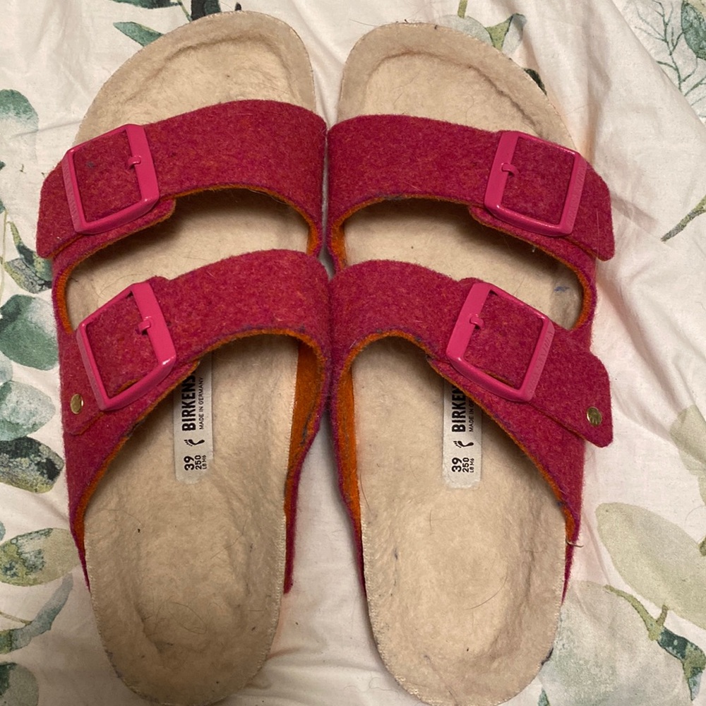 Birkenstock Fuzzy wool